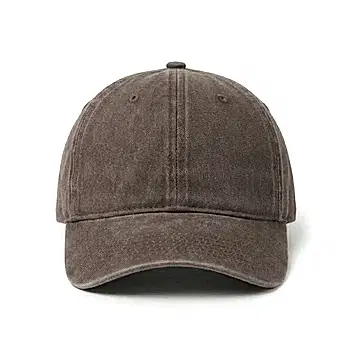 Kahverengi Yıkamalı Gabardin Şapka