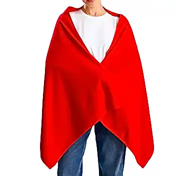 Kırmızı Polar Şal