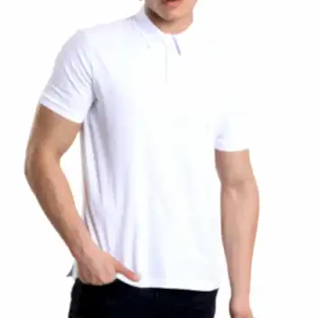 Beyaz Polo Yaka T-shirt