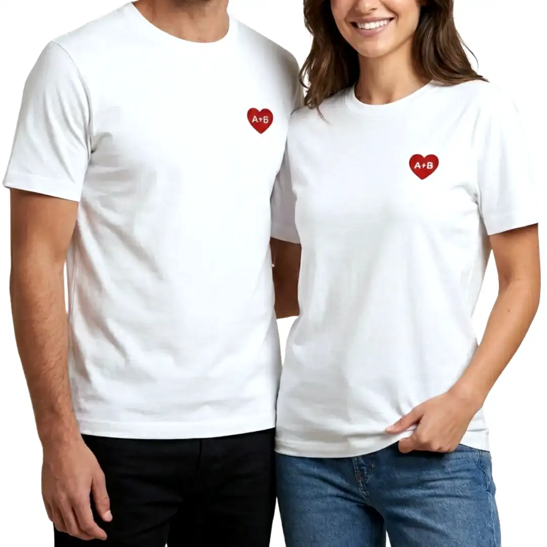 Kalp Baskılı T-shirt