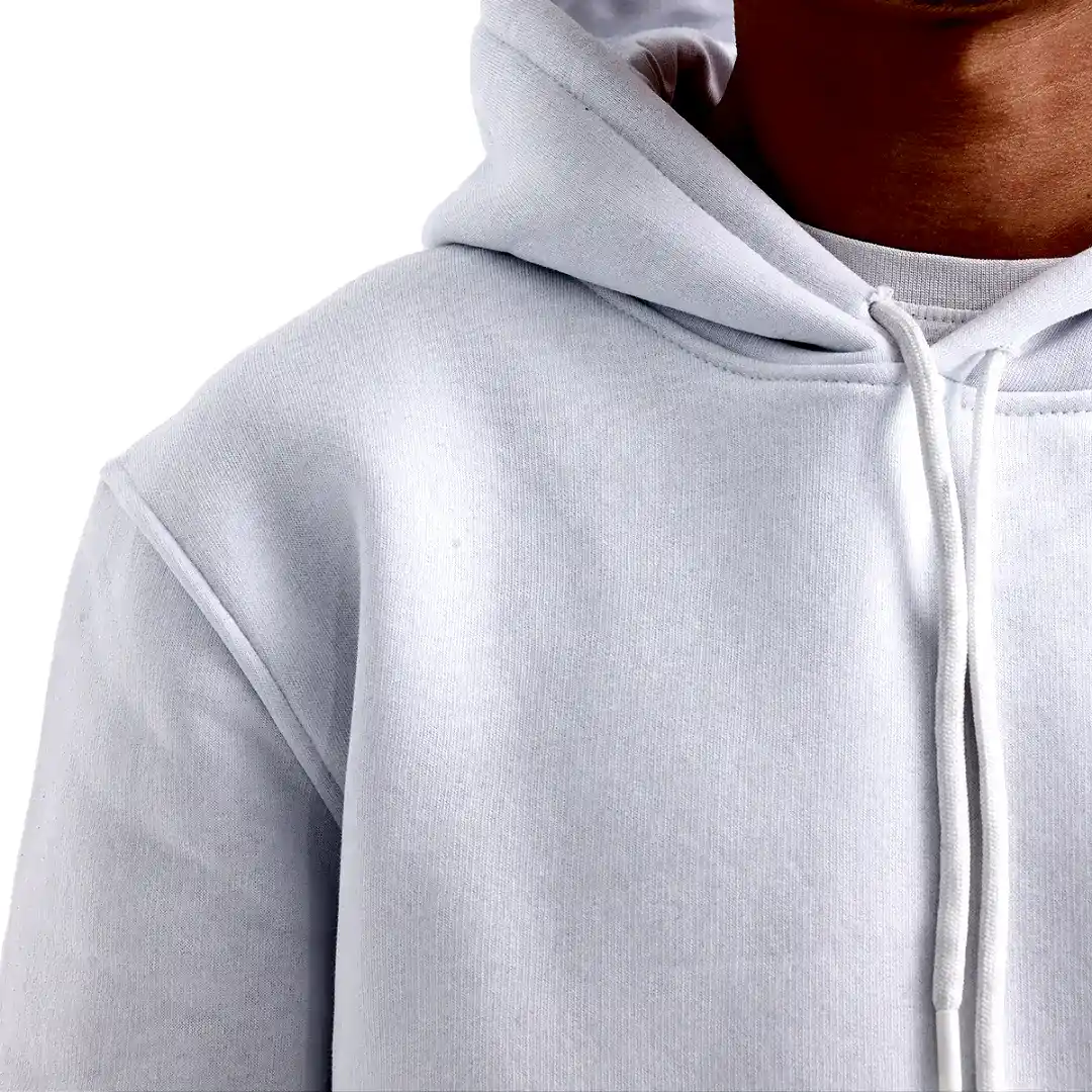 Beyaz Kapüşonlu Sweatshirt