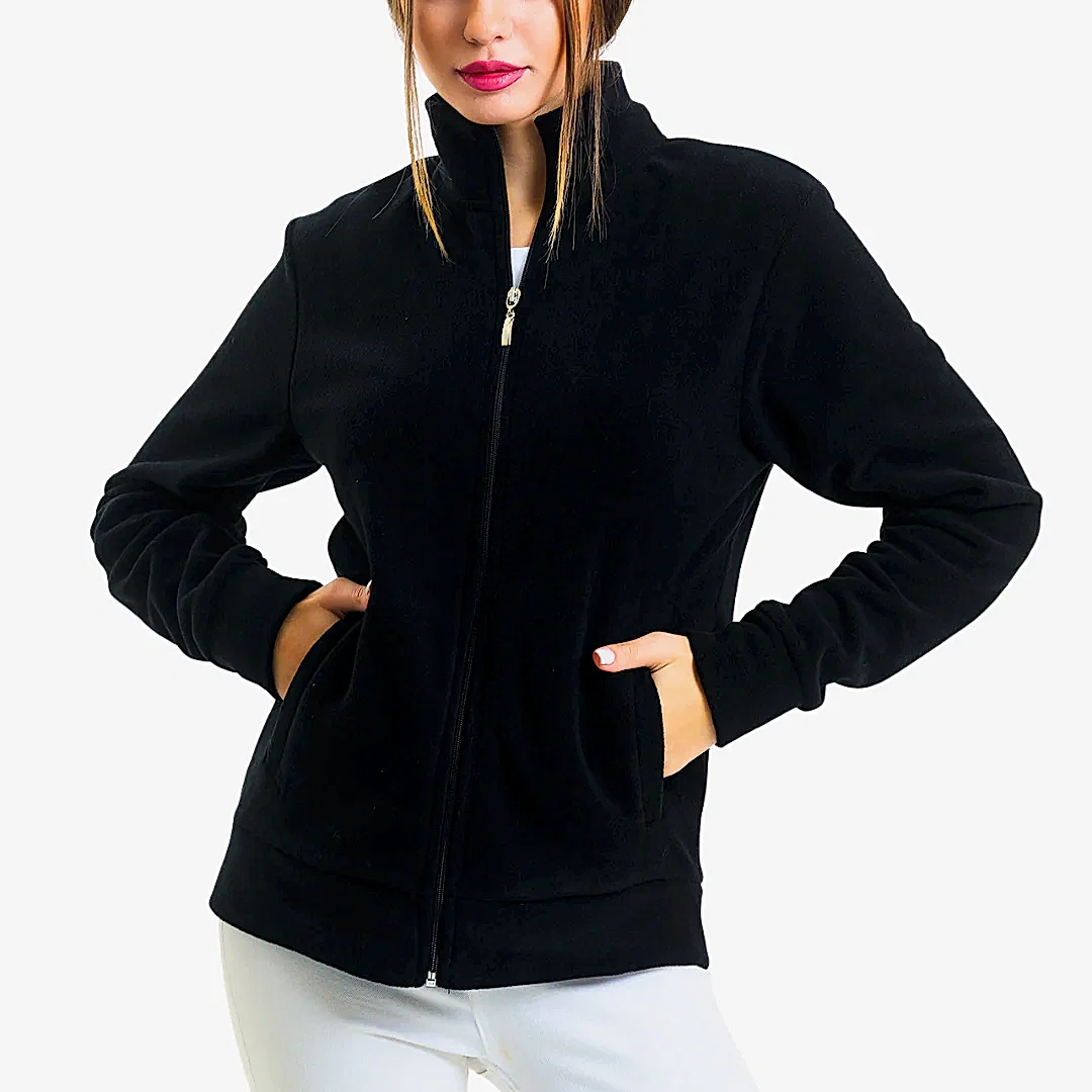 Siyah Polar Sweatshirt