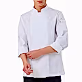 Beyaz Gabardin Erkek Şef Ceketi