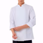 Beyaz Gabardin Erkek Şef Ceketi