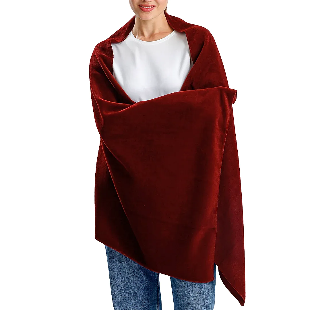 Bordo Polar Şal
