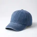 Koyu Mavi Yıkamalı Gabardin Şapka