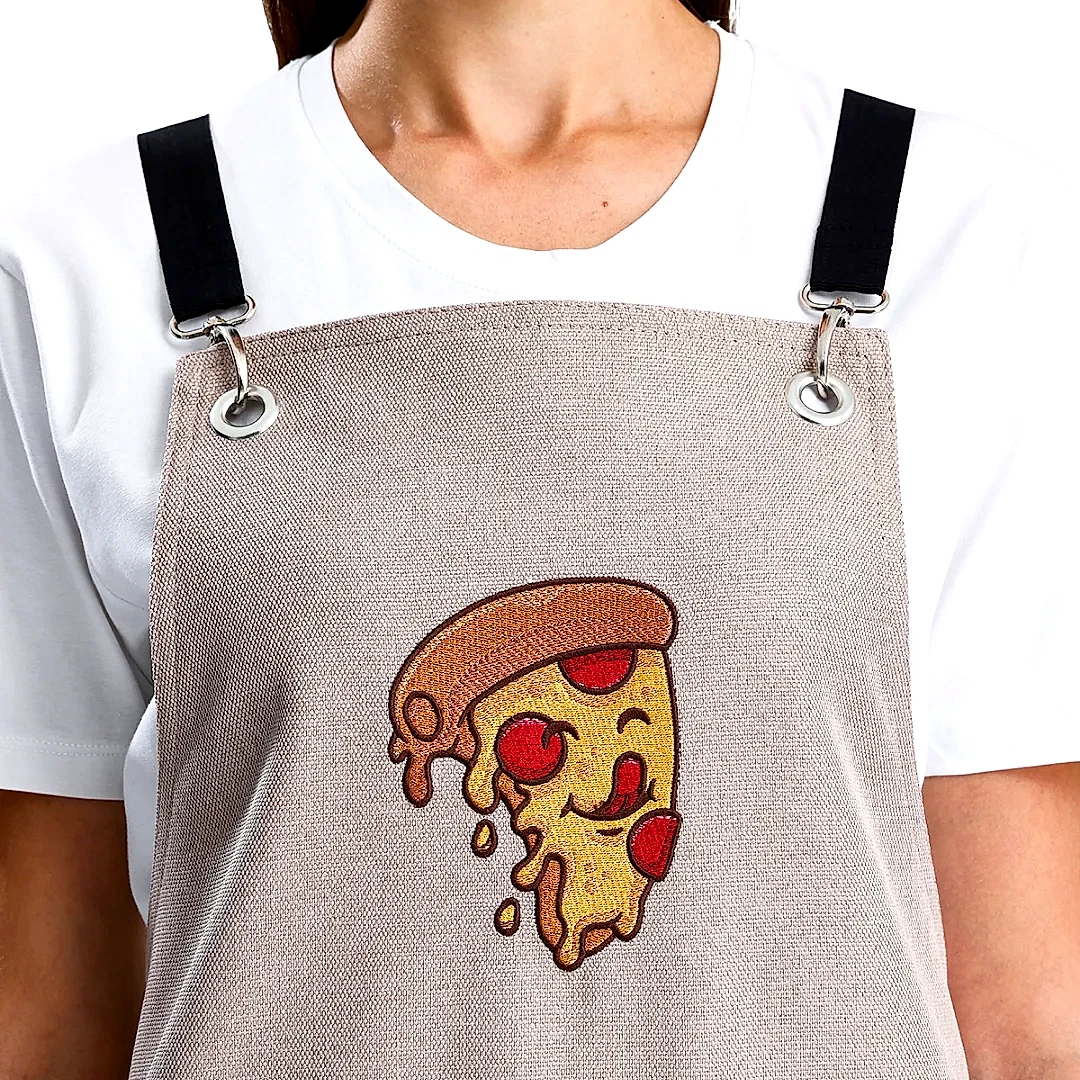 Hazır Nakışlı Önlükler - Pizza Kum Beji