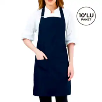 Alpaka Önlük - Lacivert (10'lu Paket)