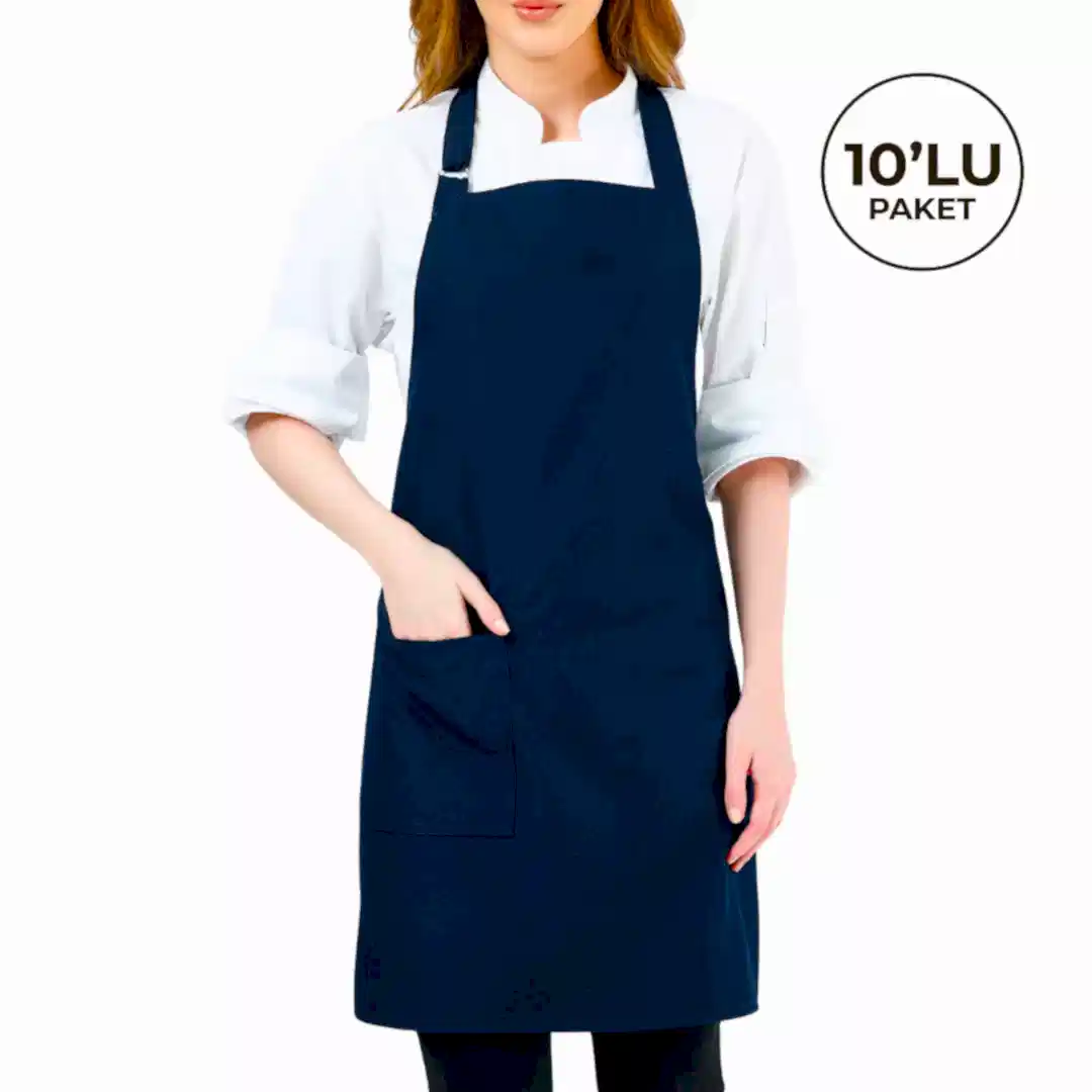 Alpaka Önlük - Lacivert (10'lu Paket)