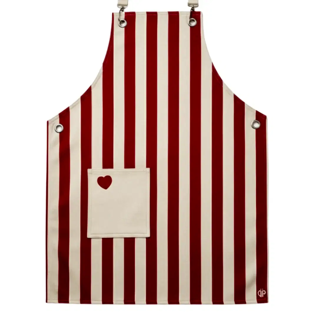 Love Stripe Çift Önlük Seti