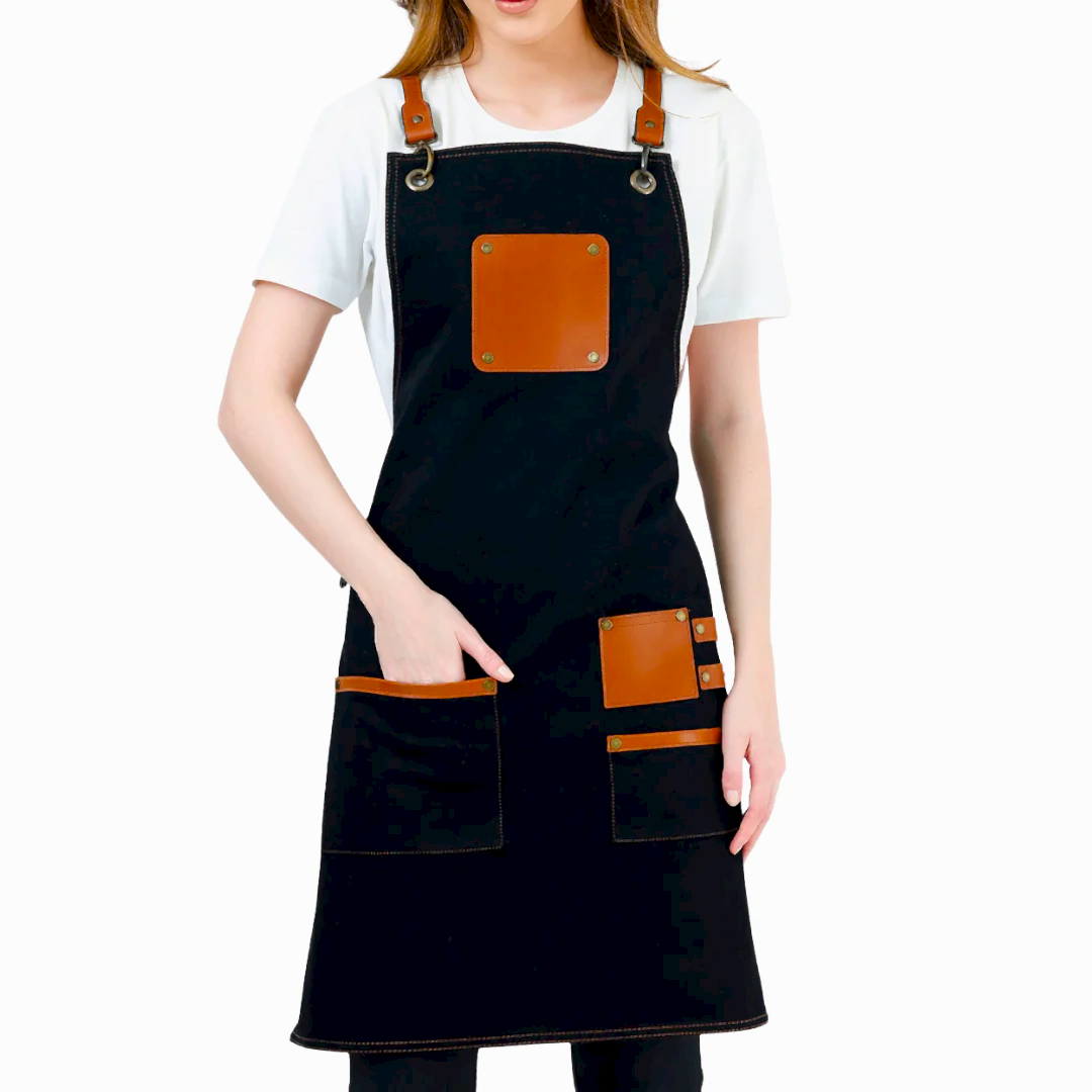İstanbul Önlük - Siyah Kot (Denim)