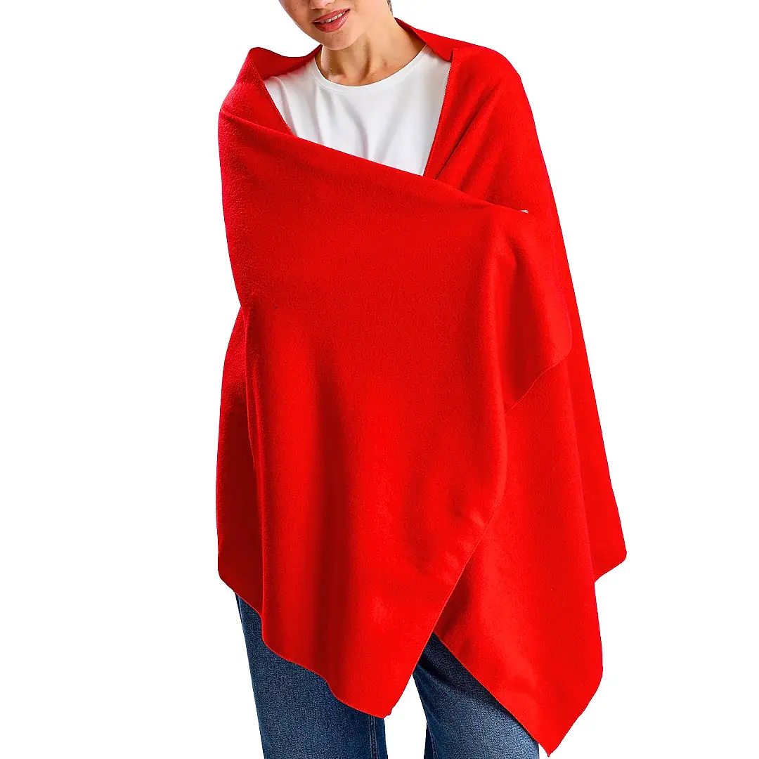 Kırmızı Polar Şal