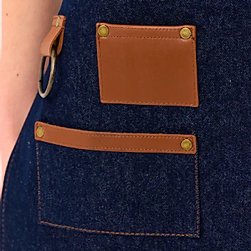 New York Önlük - Mavi Kot (Denim)