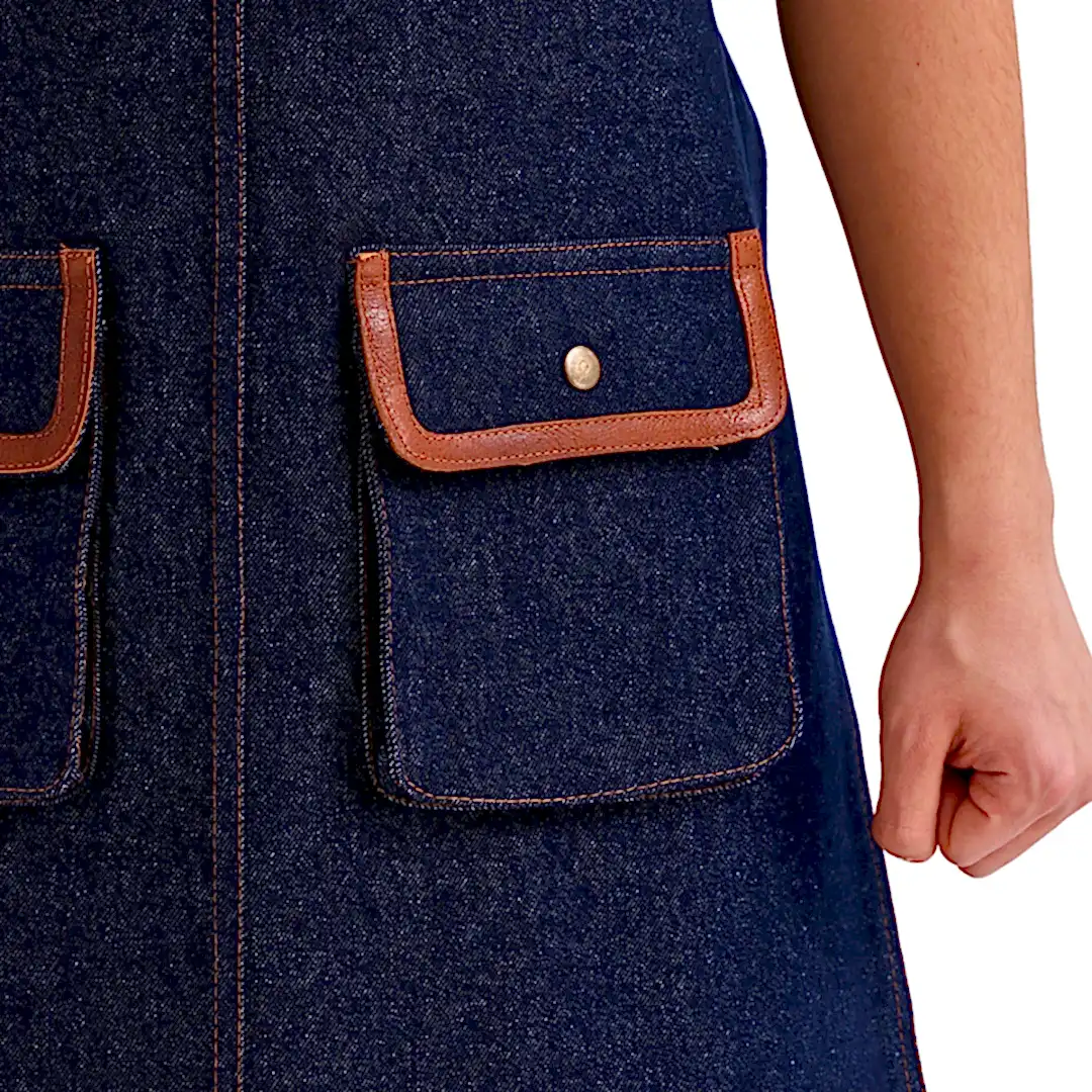 Paris Önlük - Mavi Kot (Denim)