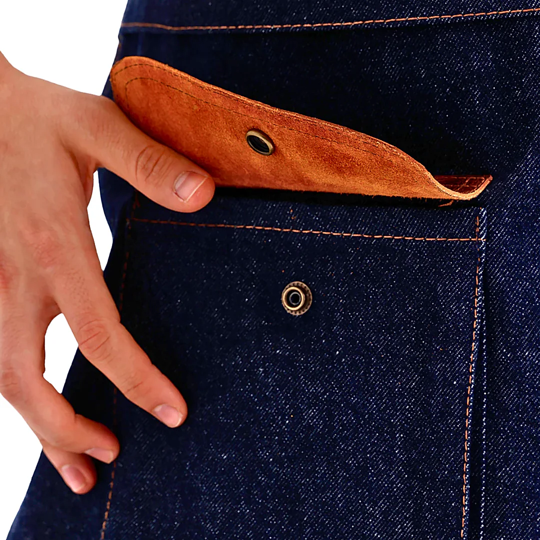 Prag Önlük - Mavi Kot (Denim)