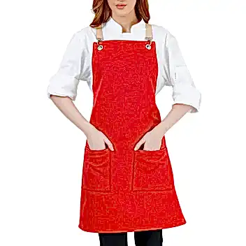 Berlin Önlük - Narçiçeği Kırmızı