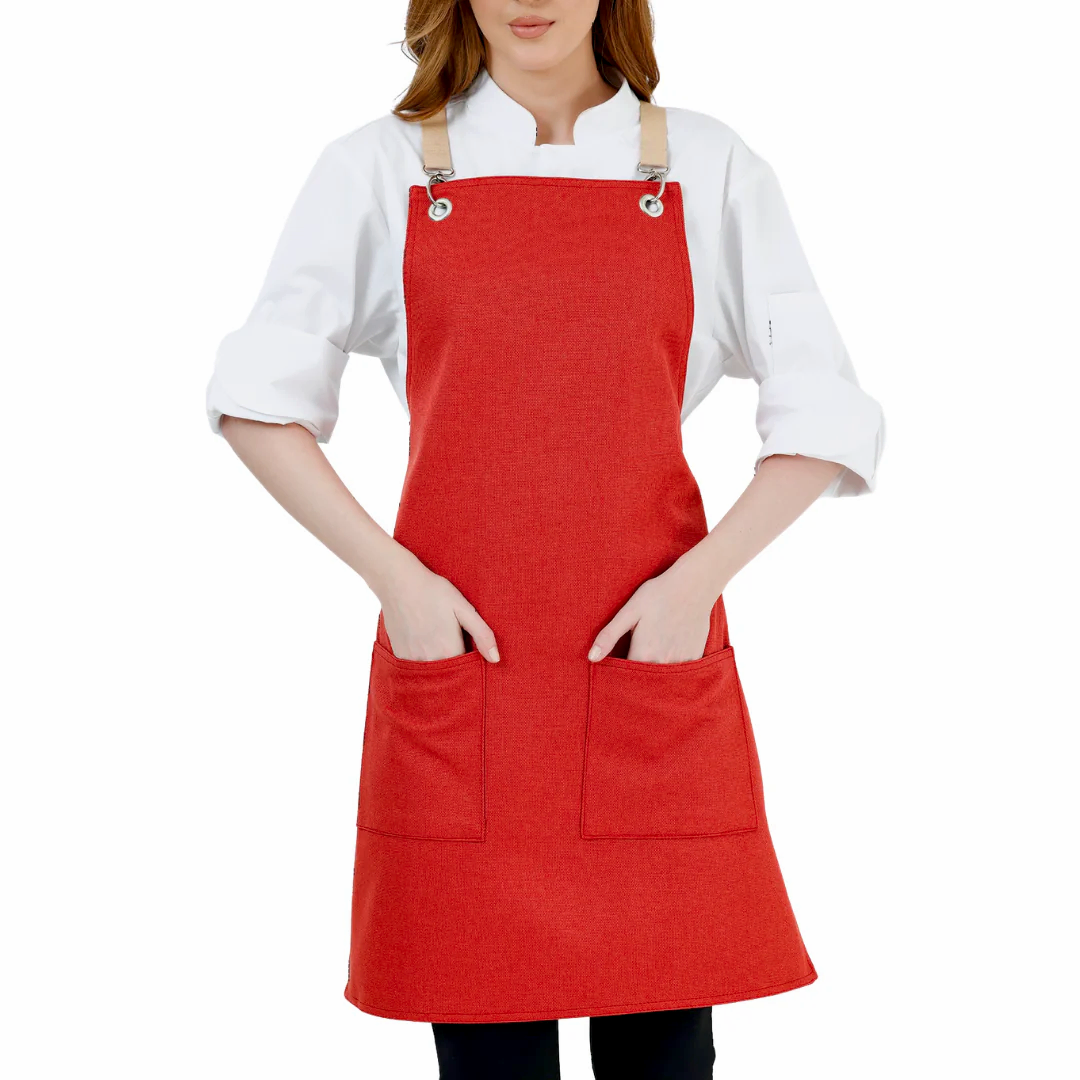 Berlin Önlük - Narçiçeği Kırmızı