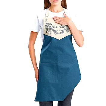 Hazır Nakışlı Önlükler - Kahve Yaprakları Seastone