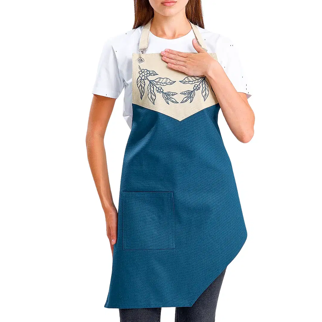 Hazır Nakışlı Önlükler - Kahve Yaprakları Seastone
