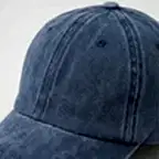 Koyu Mavi Yıkamalı Gabardin Şapka