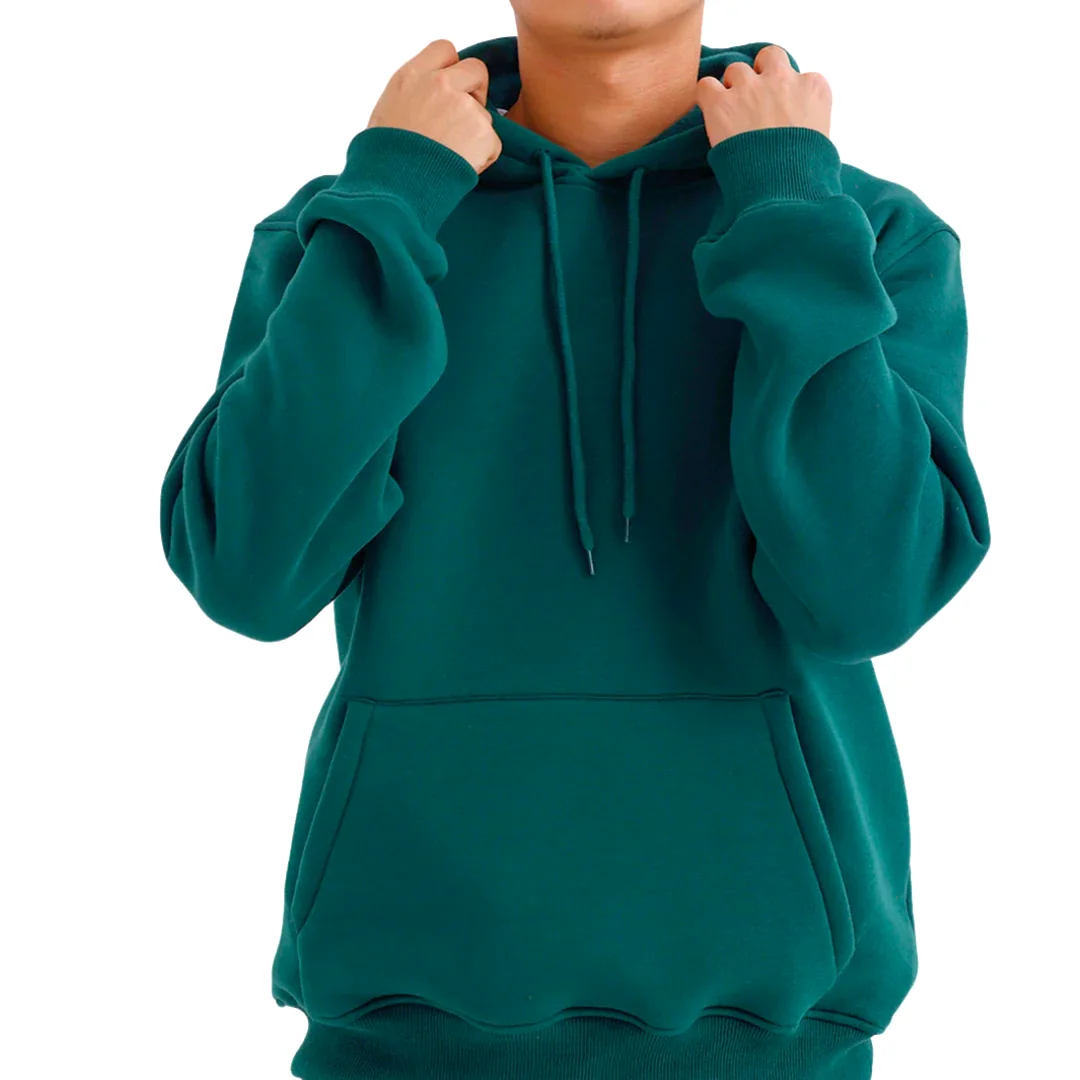 Yeşil Kapüşonlu Sweatshirt