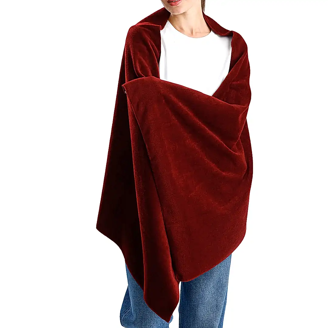 Bordo Polar Şal