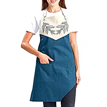 Hazır Nakışlı Önlükler - Kahve Yaprakları Seastone