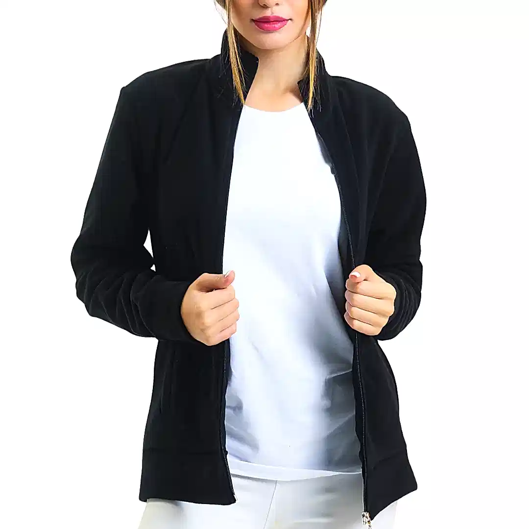 Siyah Polar Sweatshirt