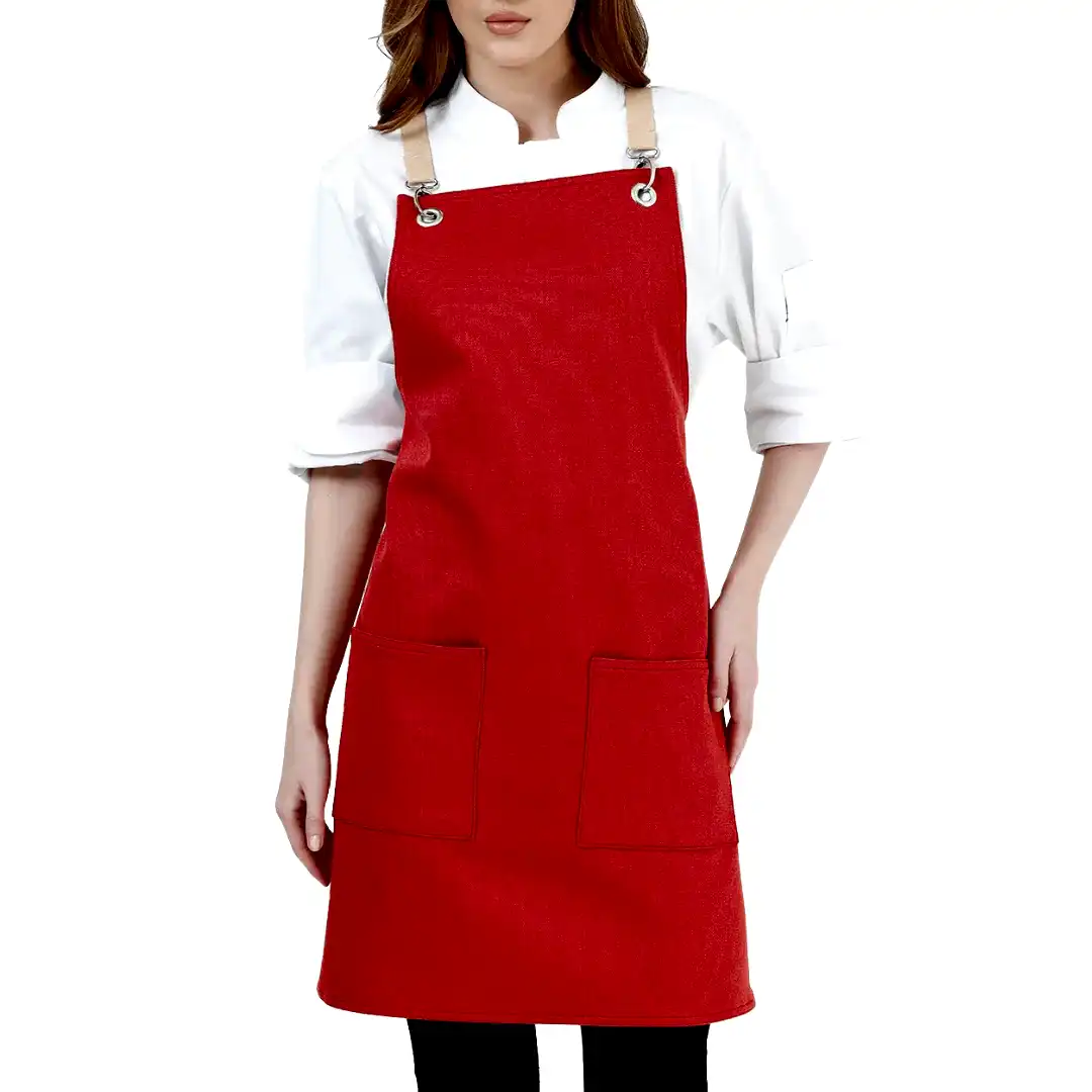 Berlin Önlük - Narçiçeği Kırmızı