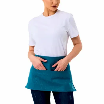 Stockholm Bistro Önlük - Petrol Mavisi