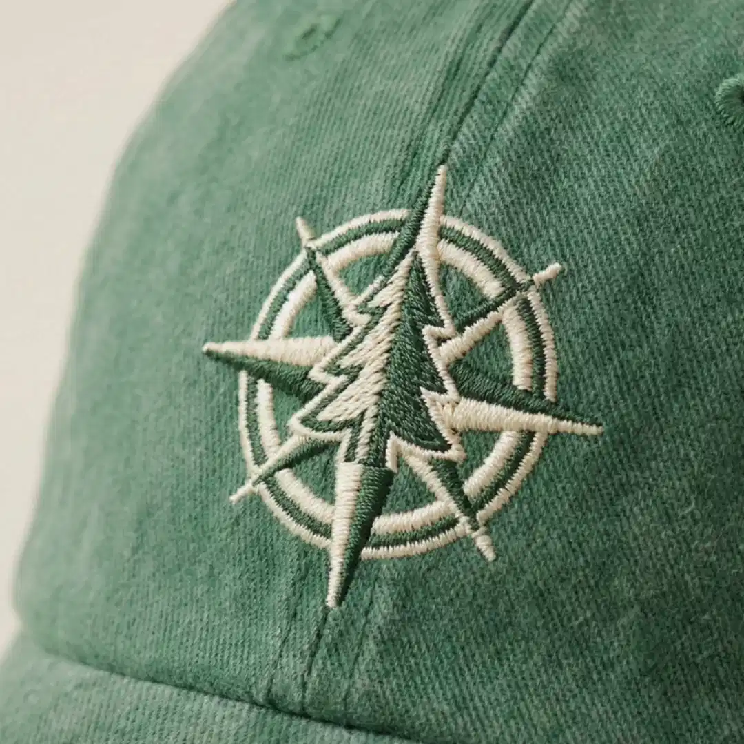 Yeşil Yıkamalı Gabardin Şapka