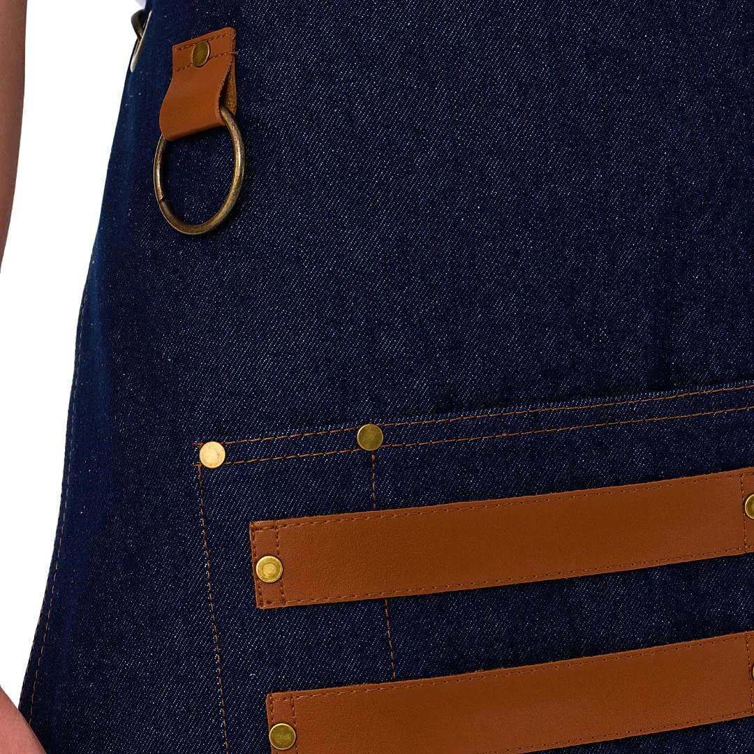 Madrid Önlük - Mavi Kot (Denim)