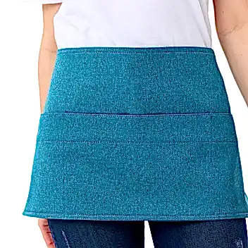 Stockholm Bistro Önlük - Petrol Mavisi