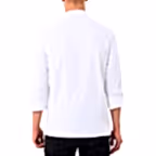 Beyaz Gabardin Erkek Şef Ceketi