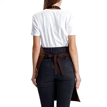 Hazır Nakışlı Önlükler - Kahve Yaprakları Kahverengi