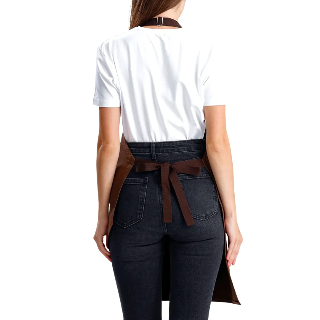 Hazır Nakışlı Önlükler - Kahve Yaprakları Kahverengi