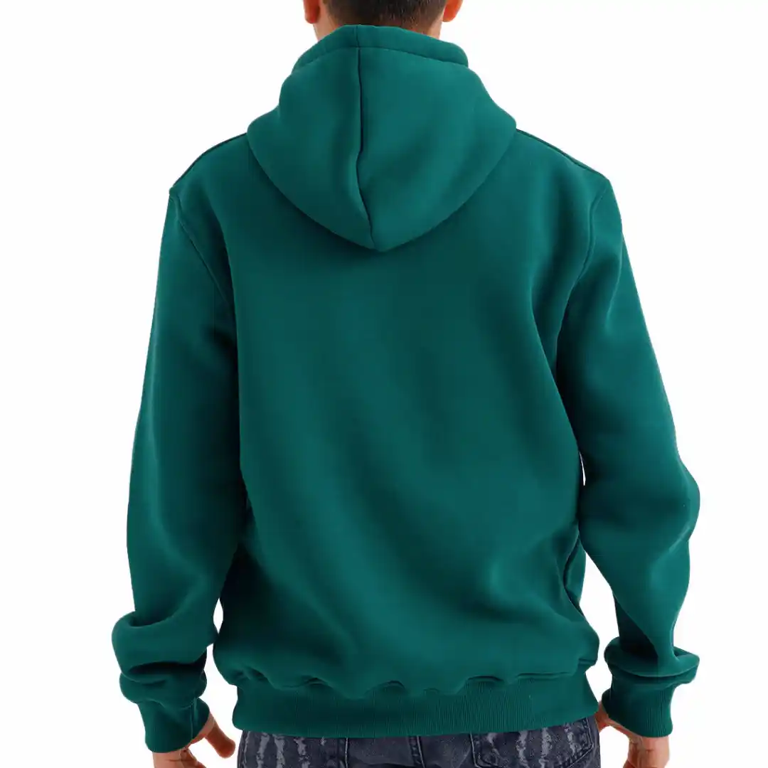 Yeşil Kapüşonlu Sweatshirt