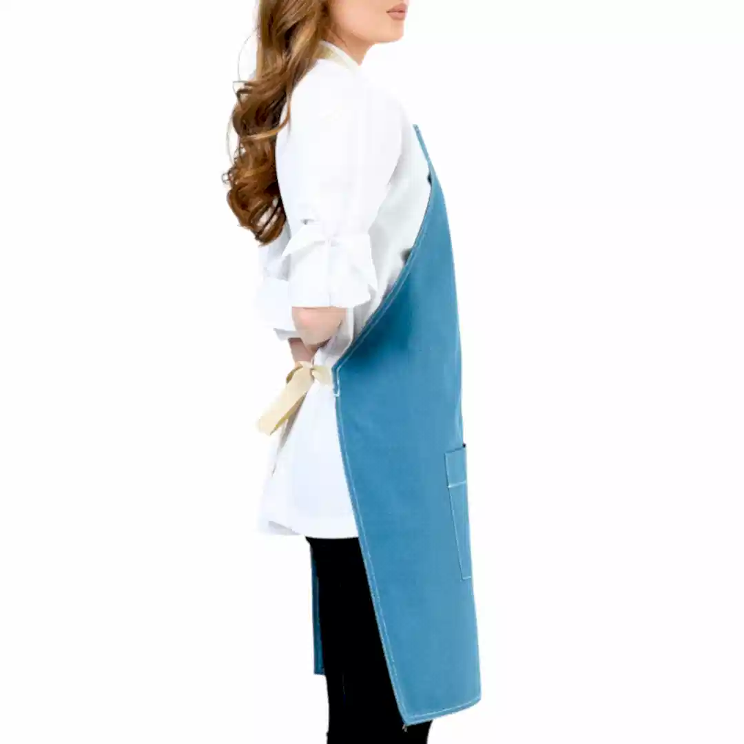 Napoli Önlük - Çelik Mavisi (Ekru Kemer)