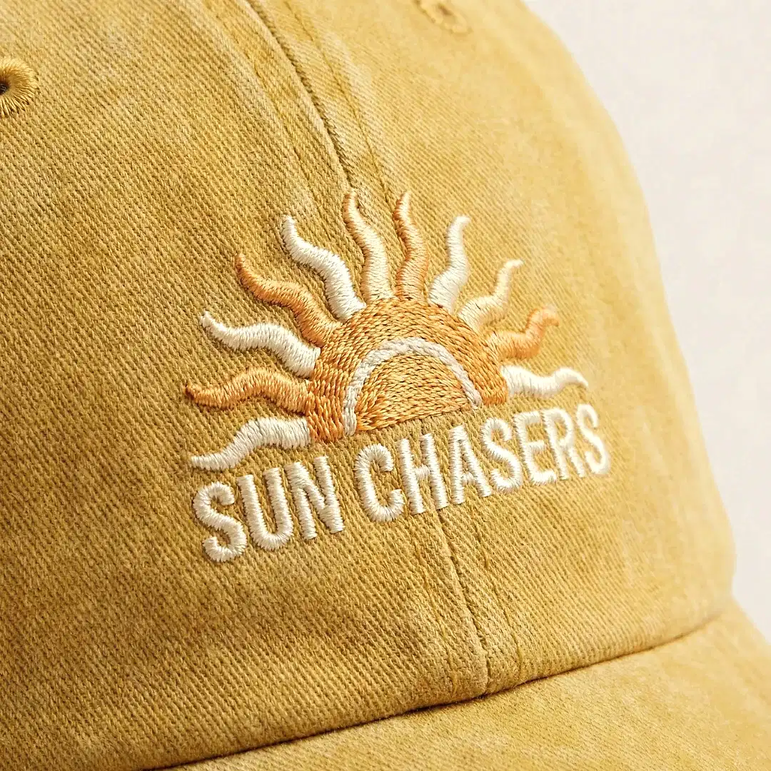 Sarı Yıkamalı Gabardin Şapka