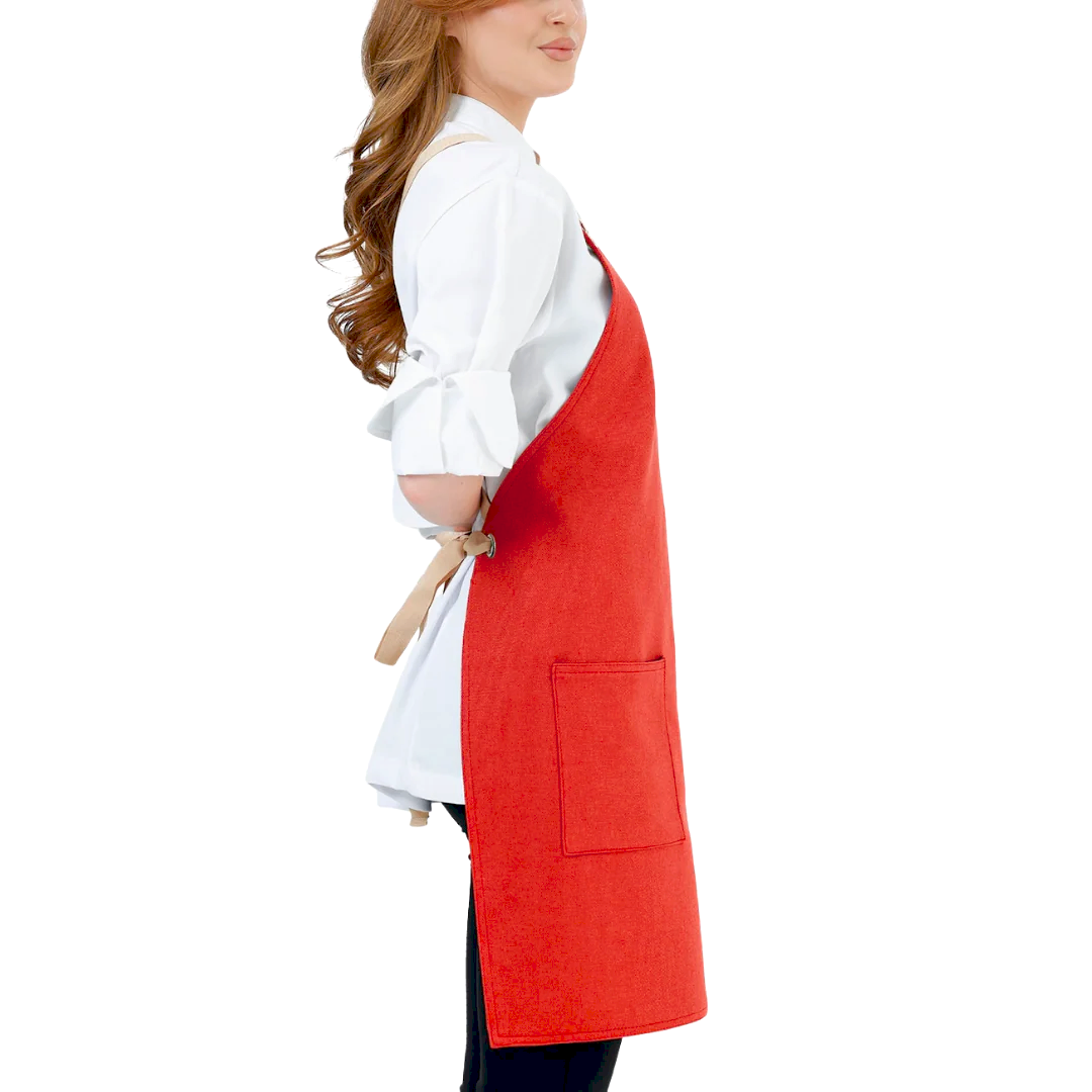 Berlin Önlük - Narçiçeği Kırmızı