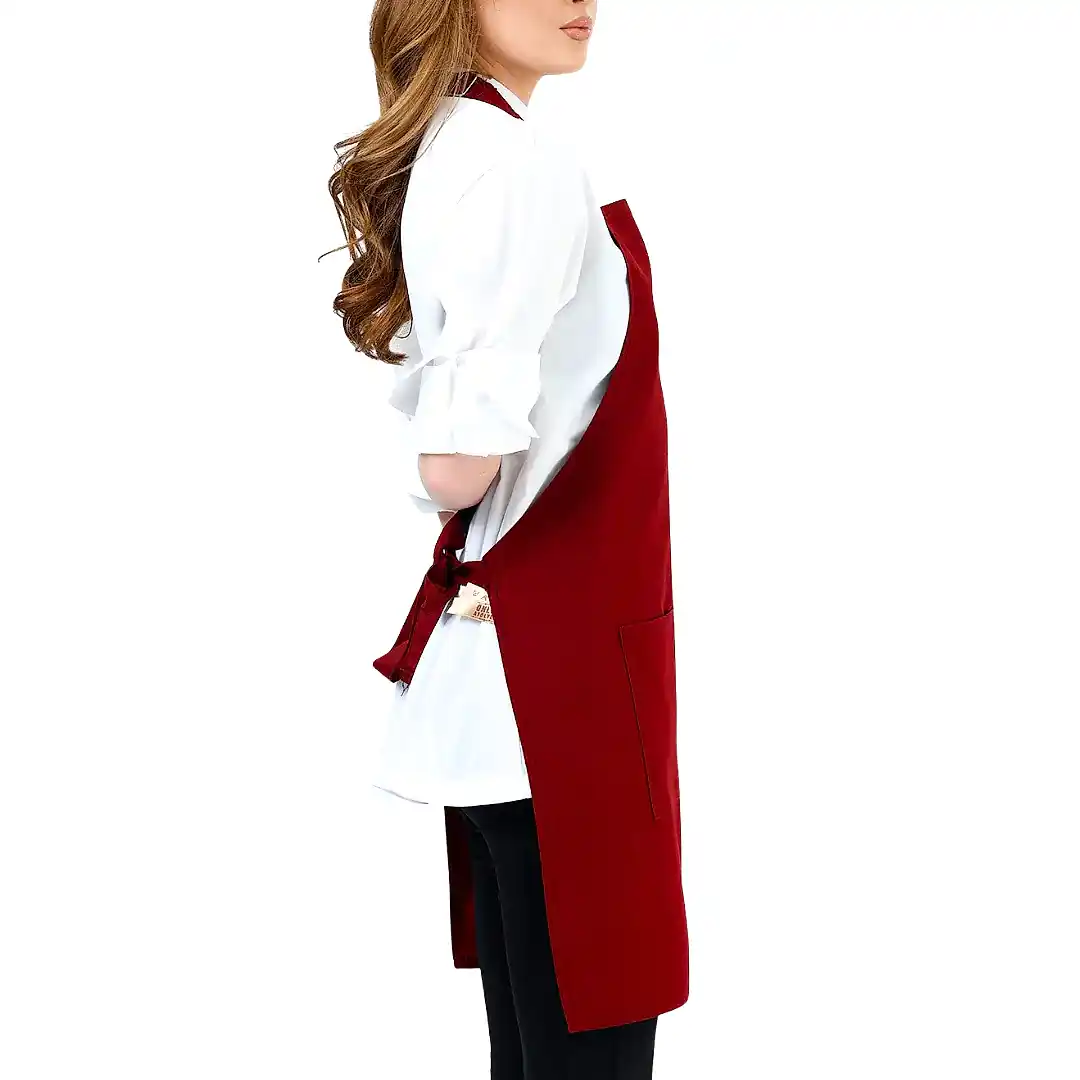 Alpaka Önlük - Bordo (10'lu Paket)