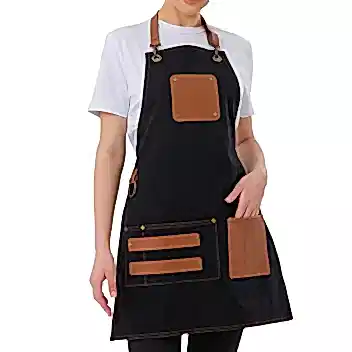 Madrid Önlük - Siyah Kot (Denim)