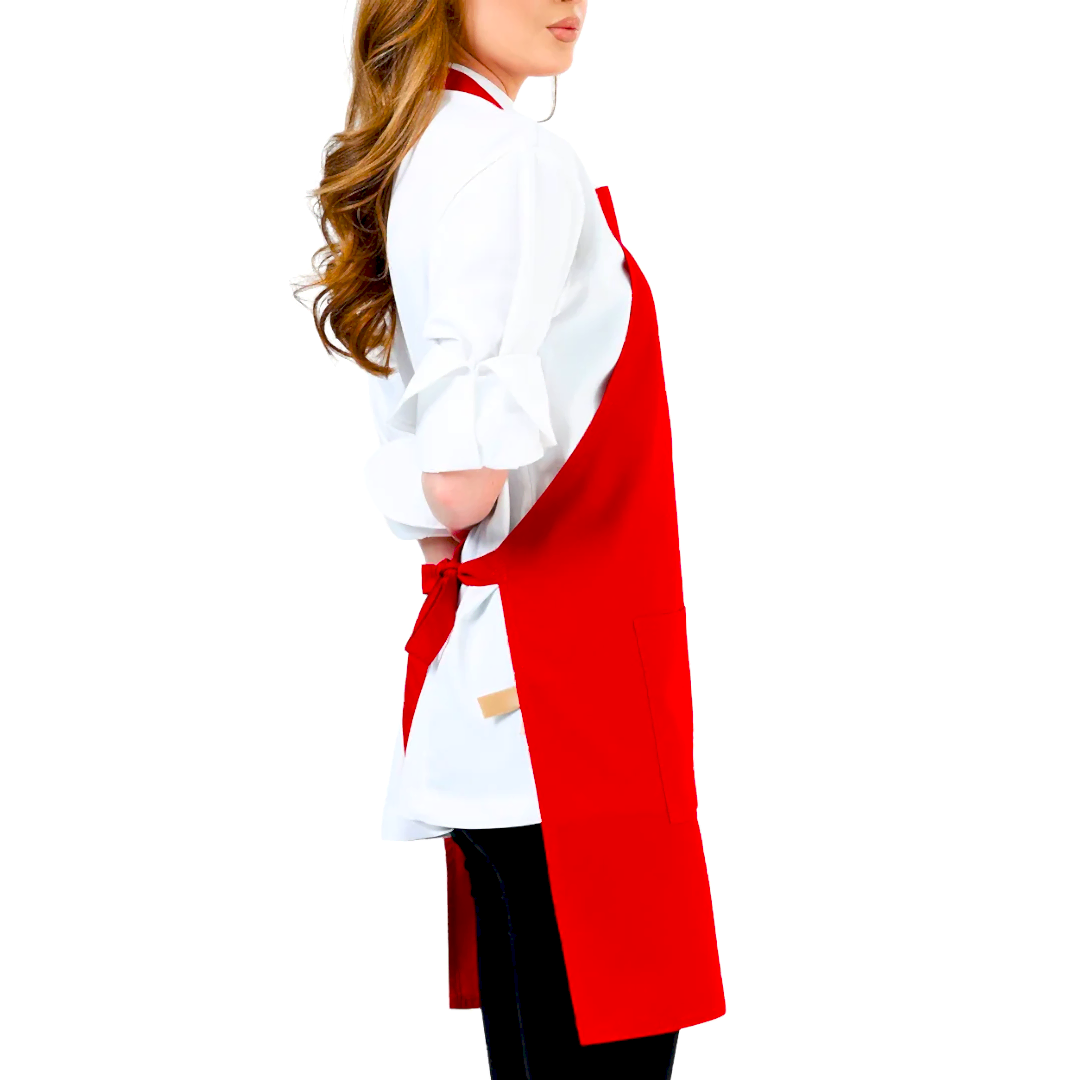 Alpaka Önlük - Kırmızı (10'lu Paket)