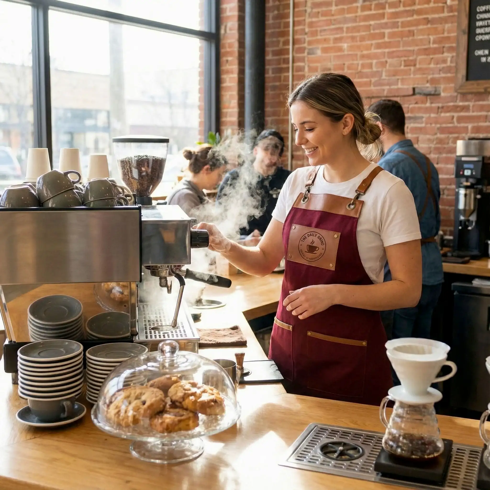 Amsterdam Önlük - Bordo