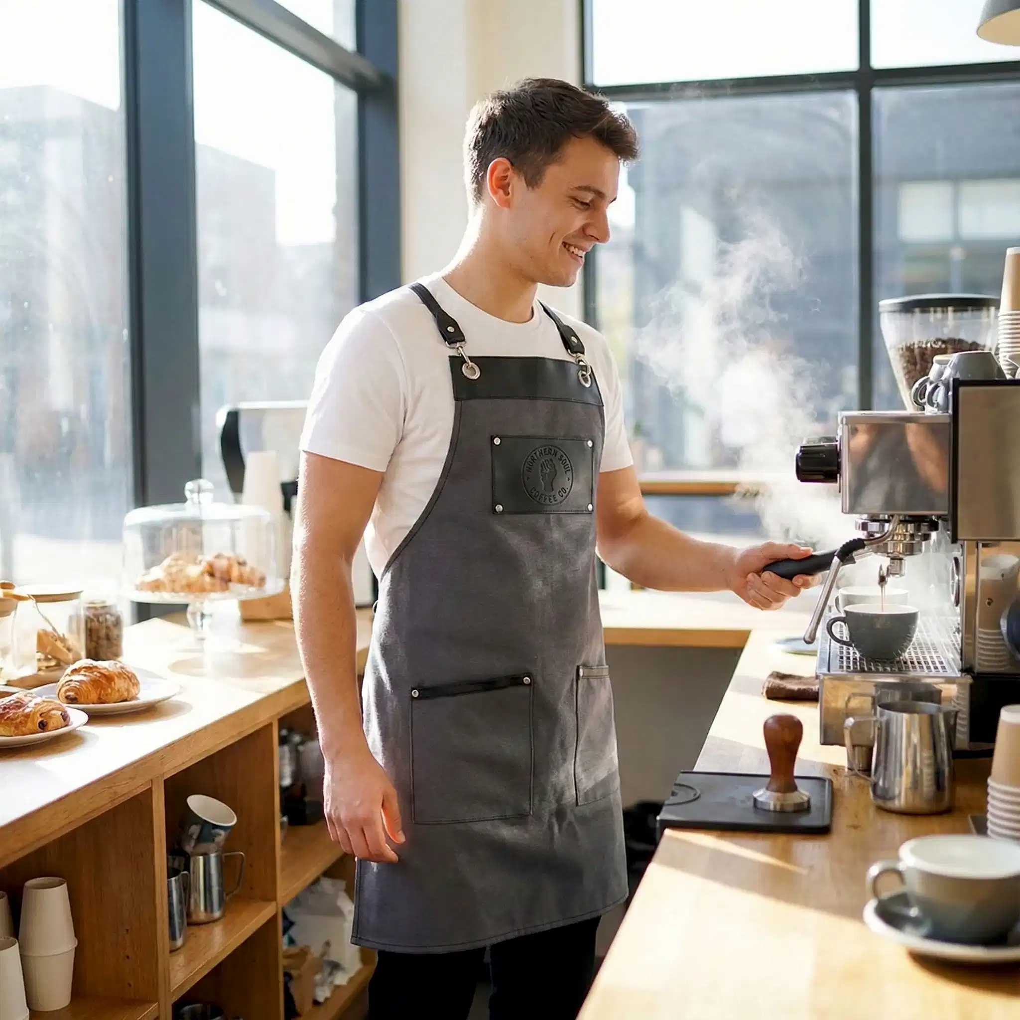 Amsterdam Önlük - Kömür Grisi