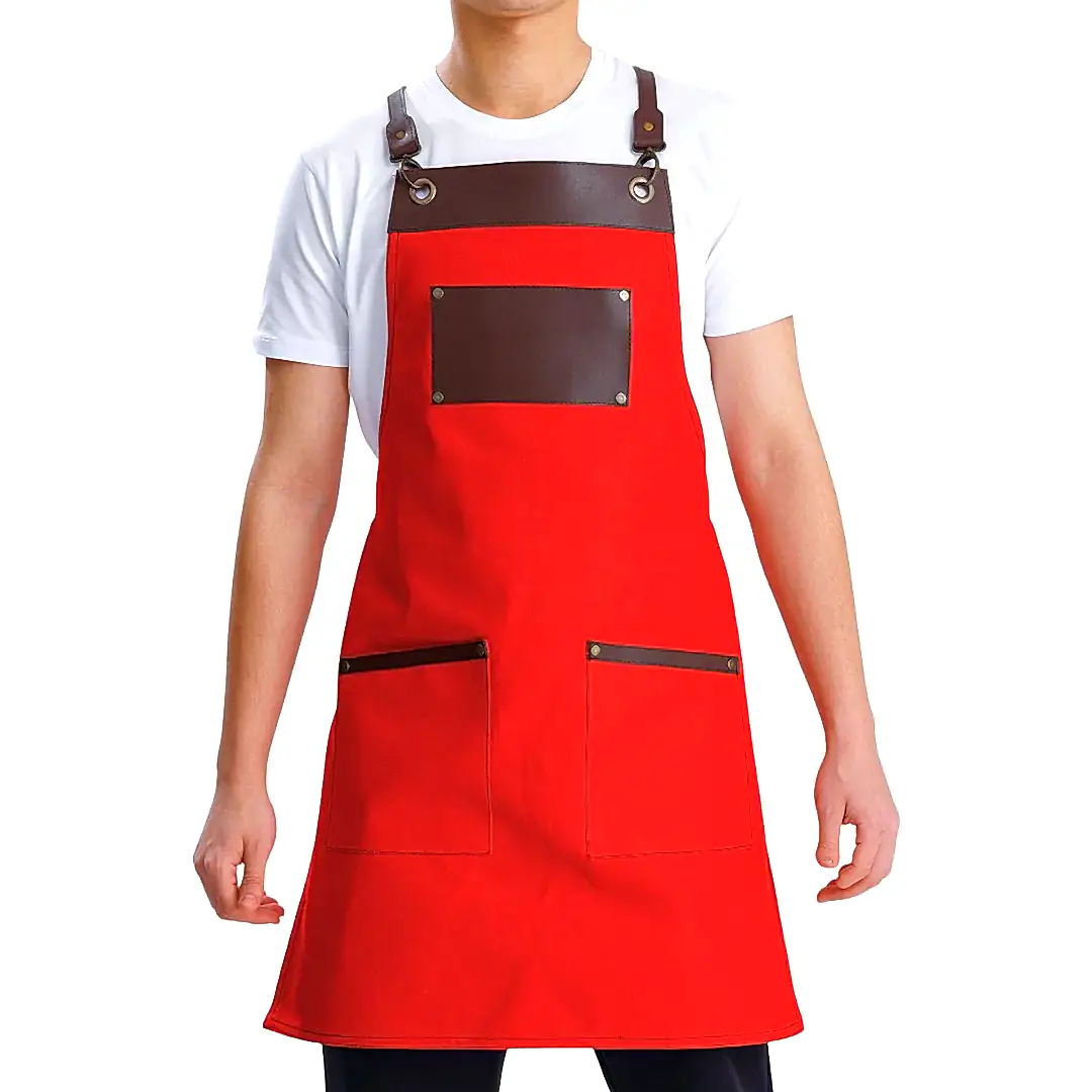 Amsterdam Önlük - Canlı Kırmızı
