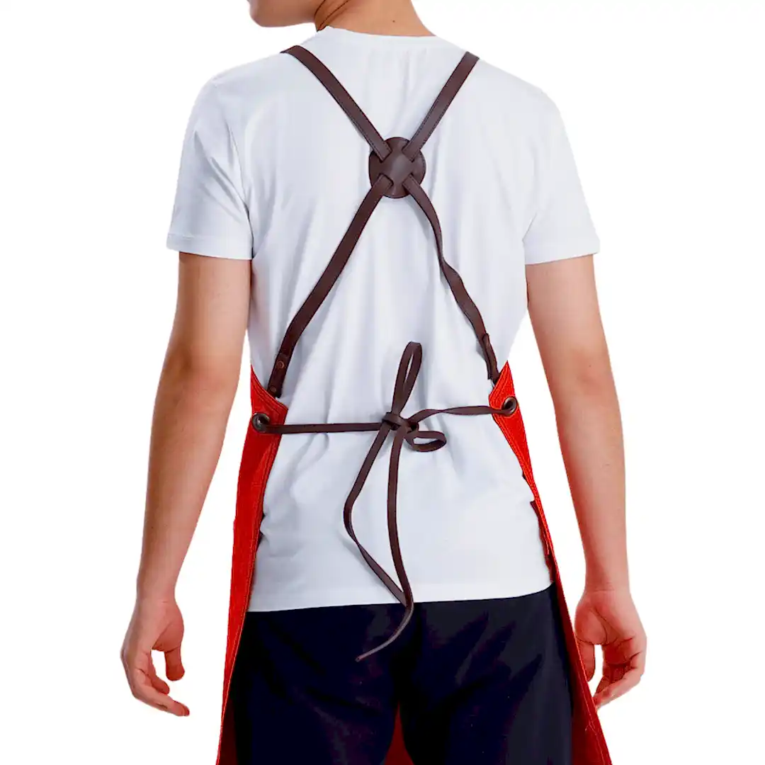 Amsterdam Önlük - Canlı Kırmızı