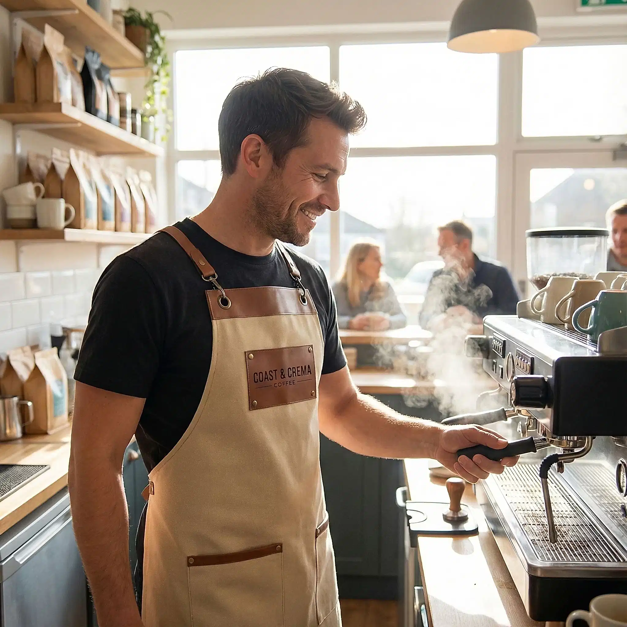 Amsterdam Önlük - Ekru