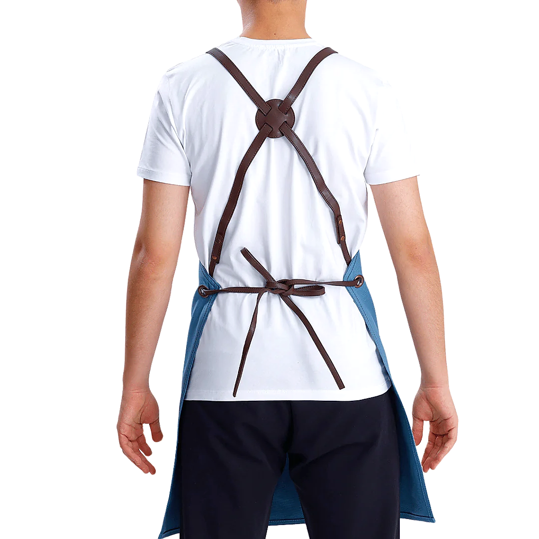 Amsterdam Önlük - Çelik Mavisi