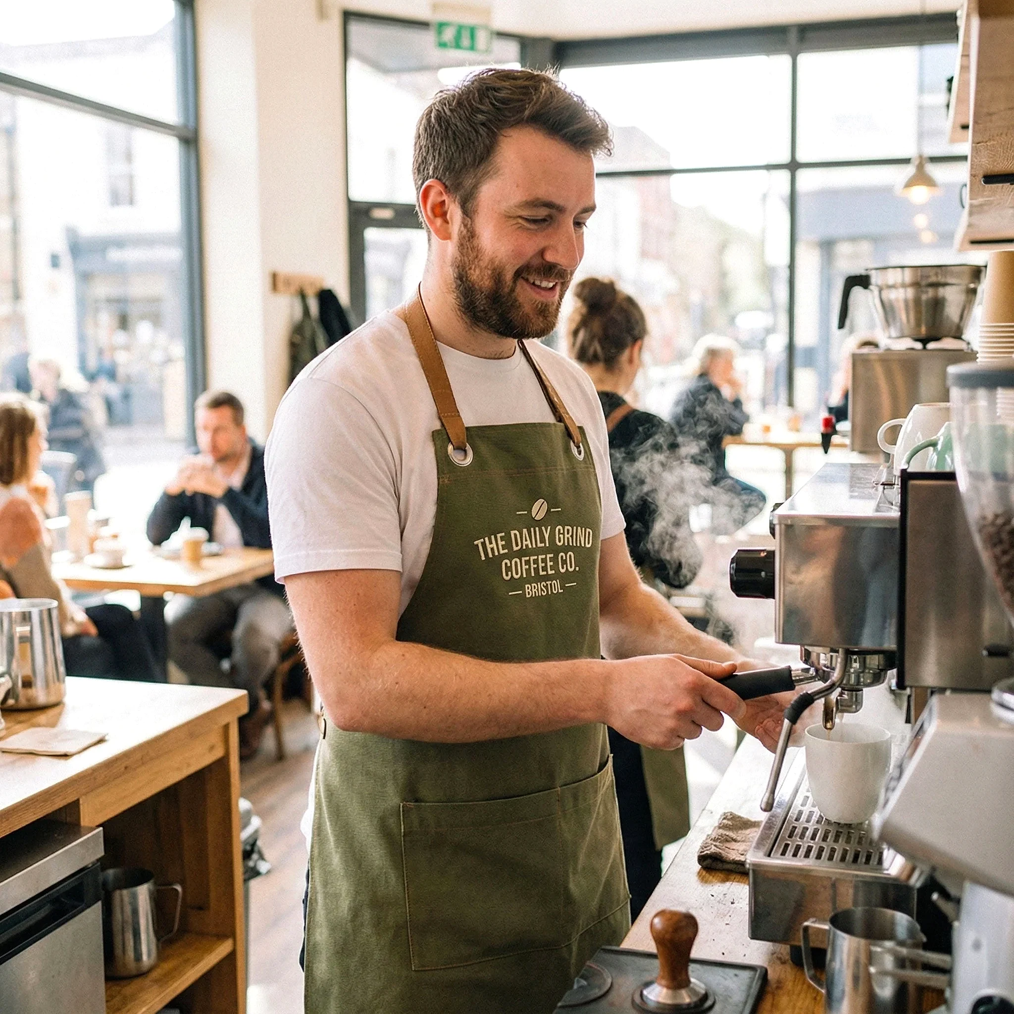 Napoli Önlük - Zeytin Yeşili